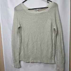 EUC Off White American Eagle back zip sweater